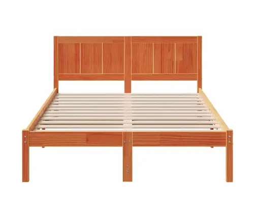 Vaskota Brūna Gultas Rāmis Vaskota Brūna Masīvkoks 120 X 200 Cm Vidaxl