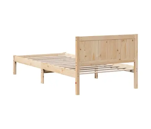 Lovos Rėmas Ruda 80 X 200 Cm Pušies Medienos Masyvas