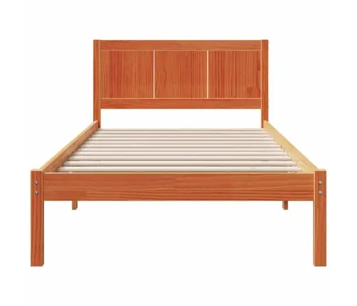 Voodi Raam Pruun 90 X 190 Cm Männipuit