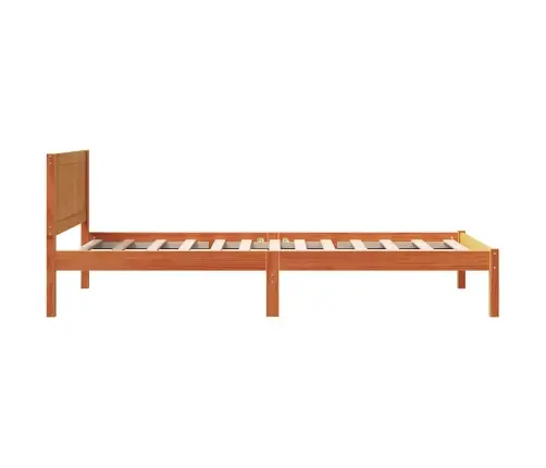 Voodi Raam Pruun 90 X 190 Cm Männipuit