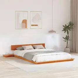 Gultas Rāmis Ar Galvas Klāju Brūna 140 X 200 Cm Koka Vidaxl Gultas Rāmis Ar Galvas Klāju Brūna 140 X 200 Cm Koka Vidaxl