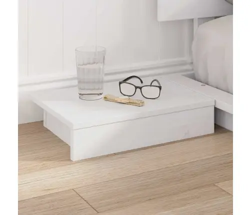 Voodi Raam Valge 120 X 190 Cm Puit