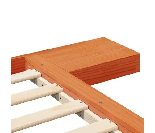 Voodi Raam Pruun 100 X 200 Cm Puit