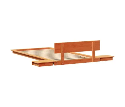 Voodi Raam Pruun 100 X 200 Cm Puit