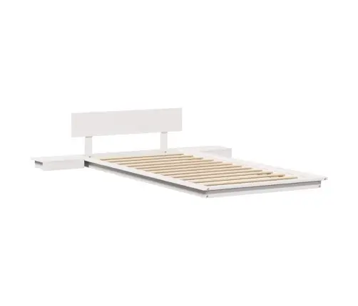 Lovos Rėmas Balta 80 X 200 Cm Medis