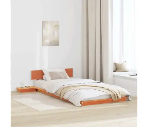 Voodi Raam Pruun 80 X 200 Cm Puit