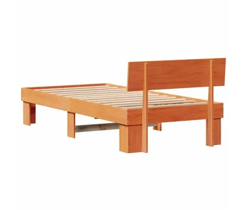 Lovos Rėmas Vaško Ruda 100 X 200 Cm Kietos Pušies Mediena