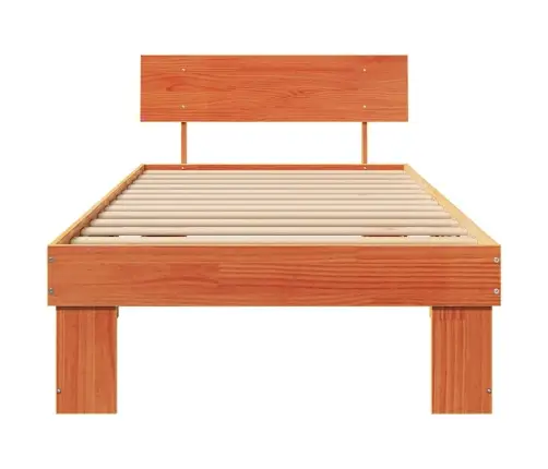 Lovos Rėmas Vaško Ruda 100 X 200 Cm Kietos Pušies Mediena