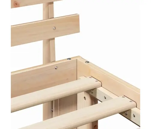 Lovos Rėmas Natūrali 200 X 200 Cm Kietos Pušies Mediena