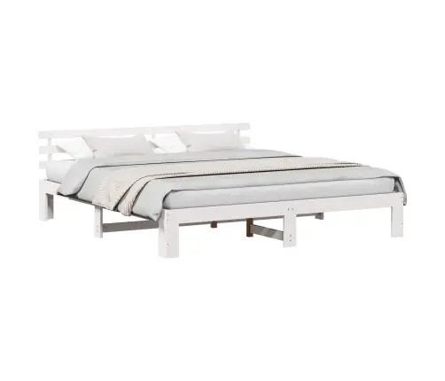 Priedes Koka Gultas Rāmis Balts Masīvkoks Karaliskais Izturīgs Vidaxl