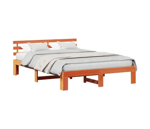 Koka Gultas Rāmis Vaskots Brūns Cietkoks 160 X 200 Cm Vidaxl