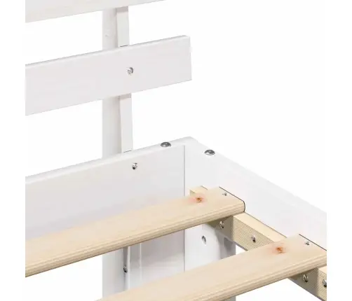 Koka Gultas Rāmis Balts Koks Vienvietīgs Izturīgs Vidaxl