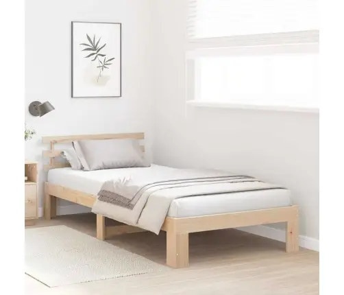 Lovos Rėmas Natūrali 75 X 190 Cm Kietos Pušies Mediena