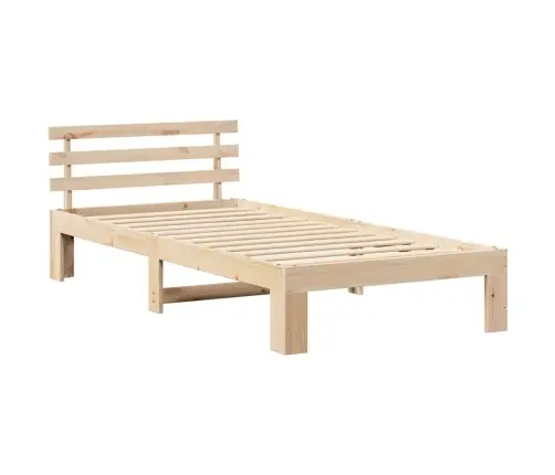 Lovos Rėmas Natūrali 75 X 190 Cm Kietos Pušies Mediena
