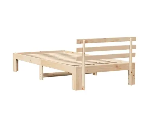 Lovos Rėmas Natūrali 75 X 190 Cm Kietos Pušies Mediena