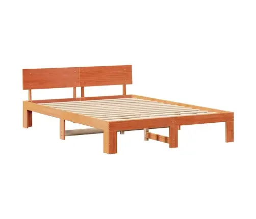 Lovos Rėmas Vaško Ruda 150 X 200 Cm Kietos Pušies Mediena