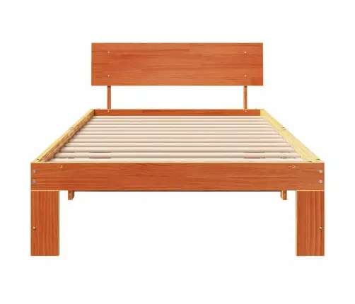 Lovos Rėmas Vaško Ruda 80 X 200 Cm Kietos Pušies Mediena