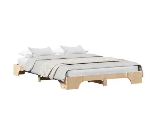 Gultas Rāmis 160X200 Cm Masīvkoka Vidaxl