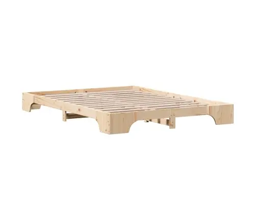 Lovos Rėmas Kietos Pušies Mediena 150 X 200 Cm Pušies Masyvas