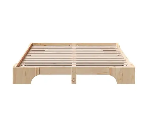 Lovos Rėmas Kietos Pušies Mediena 150 X 200 Cm Pušies Masyvas