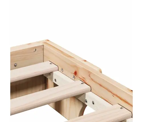 Gultas Rāmja Izmērs 140X200 Cm, Masīvkoks Vidaxl