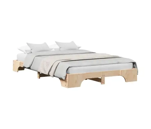 Gultas Rāmis 120X200 Cm Masīvkoka Vidaxl