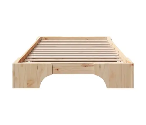 Lovos Rėmas Natūrali 75 X 190 Cm Kietos Pušies Mediena