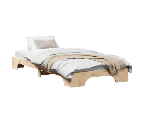 Lovos Rėmas Natūrali 75 X 190 Cm Kietos Pušies Mediena