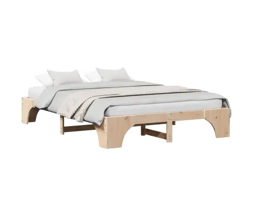 Gultas Rāmis 160X200 Cm Priedes Masīvkoks Vidaxl