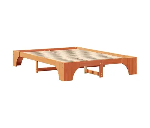 Voodi Raam Vahapruun 150 X 200 Cm Tahke Mänd