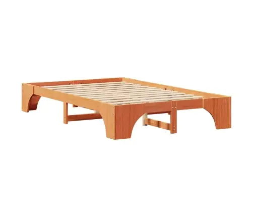 Lovos Rėmas Vaško Ruda 140 X 190 Cm Kietos Pušies Mediena