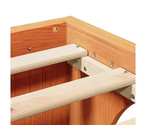 Gultas Rāmis Vaska Brūns 120X190 Cm Ciets Priedes Koks Vidaxl Gultas Rāmis Vaska Brūns 120X190 Cm Ciets Priedes Koks Vidaxl