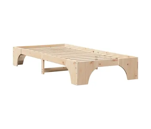 Gultas Rāmis 80X200 Cm No Priedes Masīvkoka Vidaxl