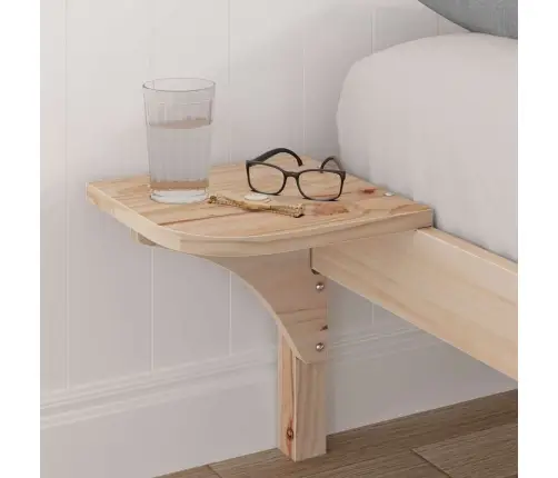 Gultas Rāmis Ar Naktsgaldiņiem Brūna 140 X 190 Cm Brūna Vidaxl