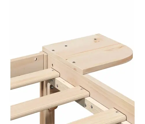 Voodiraam Öökappide Jaotumisega Pruun 135 X 190 Cm Pruun