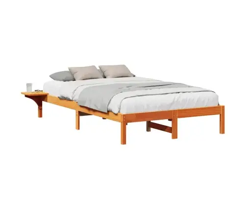 Lovos Rėmas Vaško Ruda 135 X 190 Cm Kietos Pušies Mediena