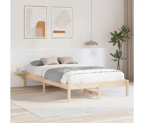 Gultas Rāmis Ar Naktsgaldiņiem Brūna 120 X 190 Cm Brūna Vidaxl