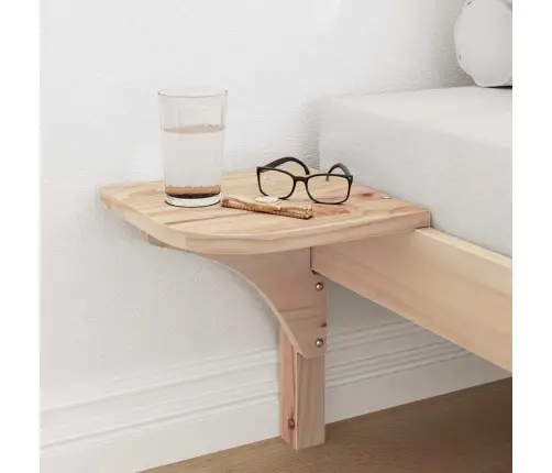 Gultas Rāmis Ar Naktsgaldiņiem Brūna 75 X 190 Cm Brūna Vidaxl