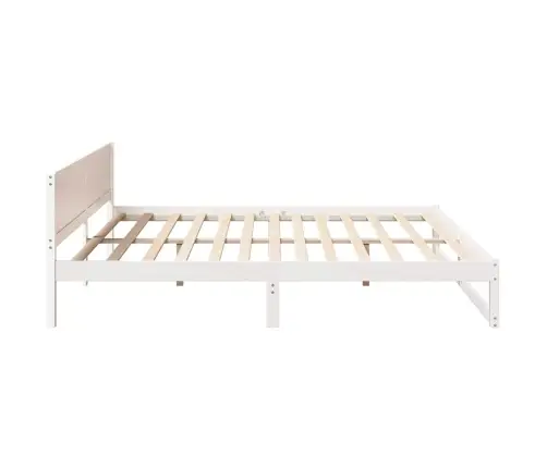 Gultas Rāmis Balts Koks 200 X 200 Cm Izturīgs Vidaxl
