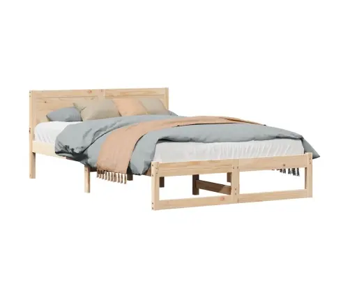 Lovos Rėmas Ruda 135 X 190 Cm Pušies Medienos Masyvas Lovos Rėmas Ruda 135 X 190 Cm Pušies Medienos Masyvas
