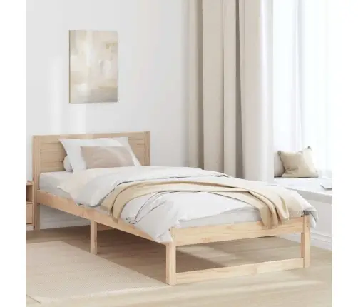 Lovos Rėmas Natūrali 100 X 200 Cm Kietos Pušies Mediena