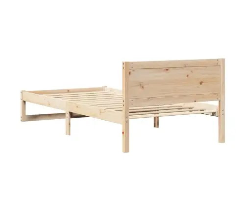 Lovos Rėmas Natūrali 100 X 200 Cm Kietos Pušies Mediena
