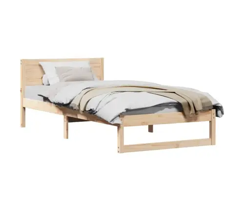 Lovos Rėmas Natūrali 100 X 200 Cm Kietos Pušies Mediena