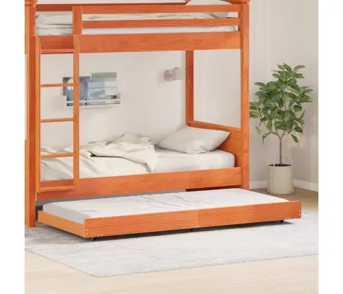 Voodi Raam Pruun 90 X 200 Cm Männipuit