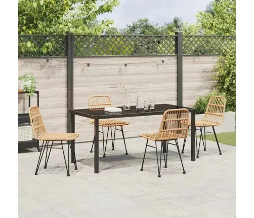 Sodo Valgomojo Komplektas 5 Pcs Ruda