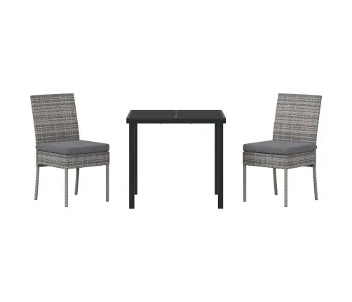 Aia Söögilaudade Komplekt 3 Pcs Hall Pulbervärvitud Teras