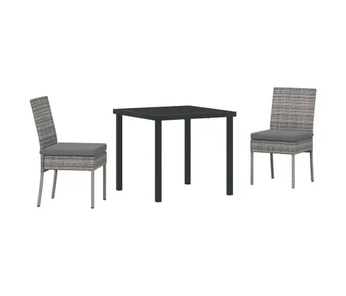 Aia Söögilaudade Komplekt 3 Pcs Hall Pulbervärvitud Teras