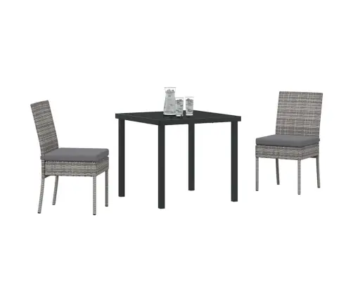 Aia Söögilaudade Komplekt 3 Pcs Hall Pulbervärvitud Teras