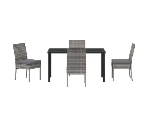 Aia Söögilaudade Komplekt 5 Pcs Hall Pulbervärvitud Teras