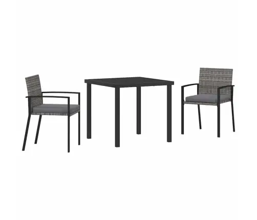 Aia Söögilaudade Komplekt 3 Pcs Hall Pulbervärvitud Teras